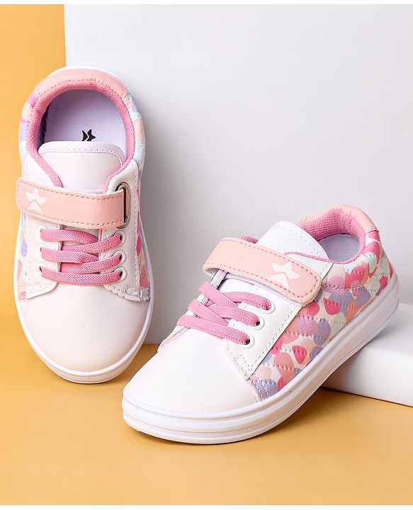 Cute Walk by Babyhug Casual Shoes with Velcro Closure - Pink