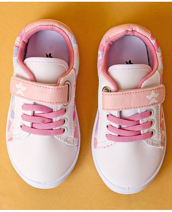 Cute Walk by Babyhug Casual Shoes with Velcro Closure - Pink