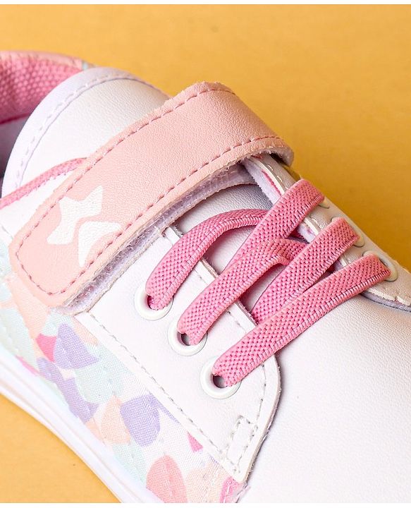 Cute Walk by Babyhug Casual Shoes with Velcro Closure - Pink
