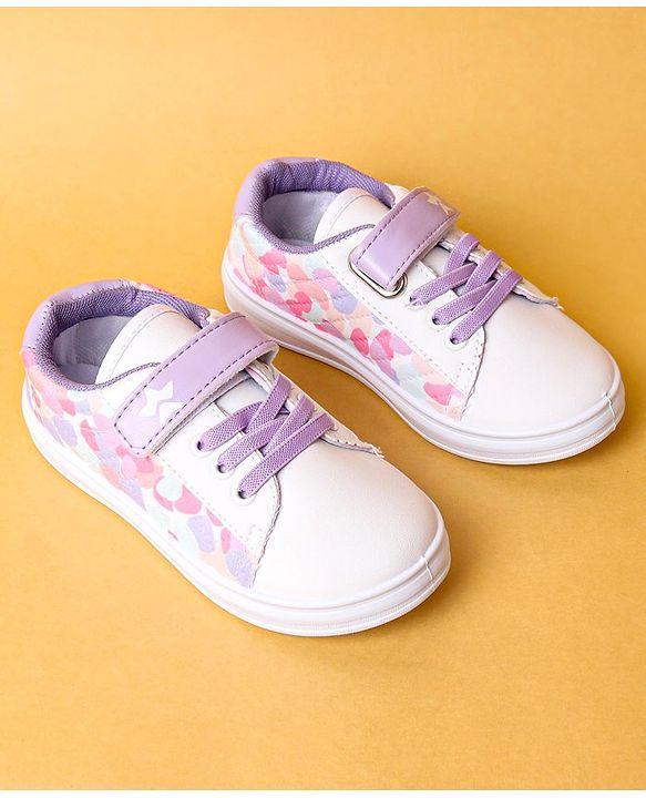 Cute Walk by Babyhug with Velcro Closure Casual Shoes - Purple