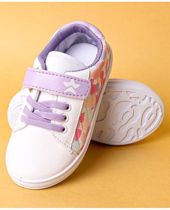 Cute Walk by Babyhug with Velcro Closure Casual Shoes - Purple