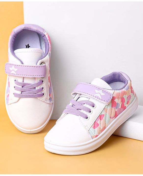 Cute Walk by Babyhug with Velcro Closure Casual Shoes - Purple