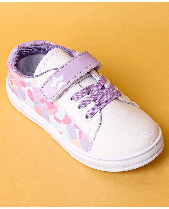 Cute Walk by Babyhug with Velcro Closure Casual Shoes - Purple