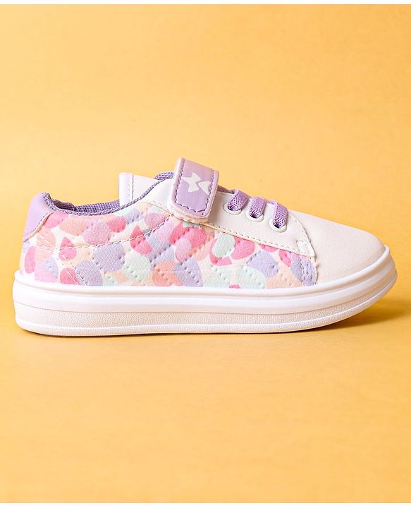 Cute Walk by Babyhug with Velcro Closure Casual Shoes - Purple