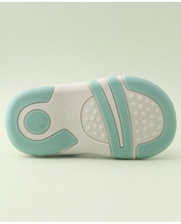 Cute Walk by Babyhug Velcro Closure Musical Sandal with Ice Cream Applique - Pink