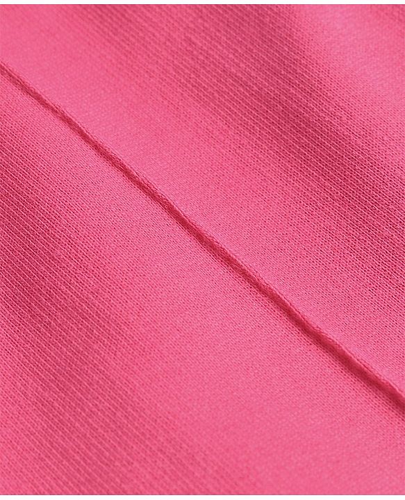 Pine Kids Knit Full Length Trouser Solid Colour - Hot Pink