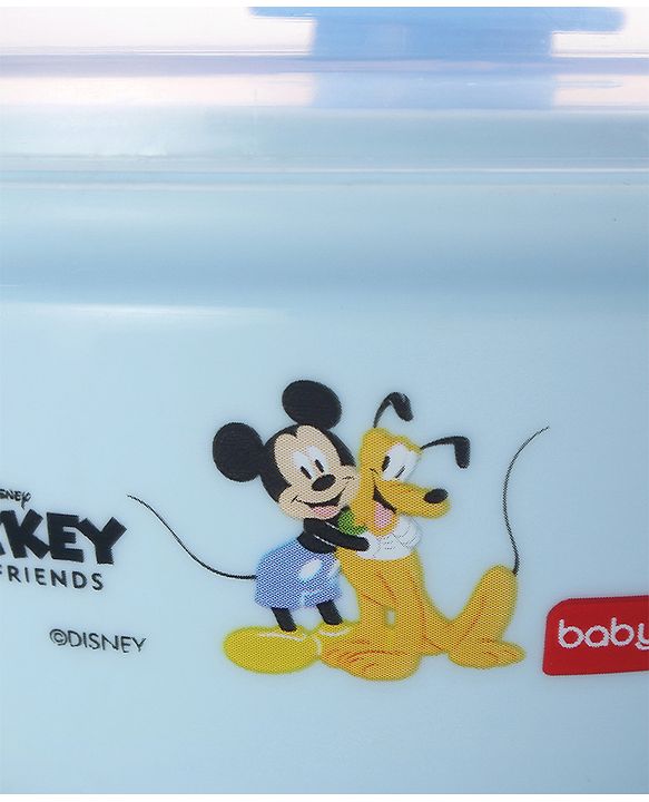 Babyhug Disney Mickey Mouse Soft Powder Puff - Blue