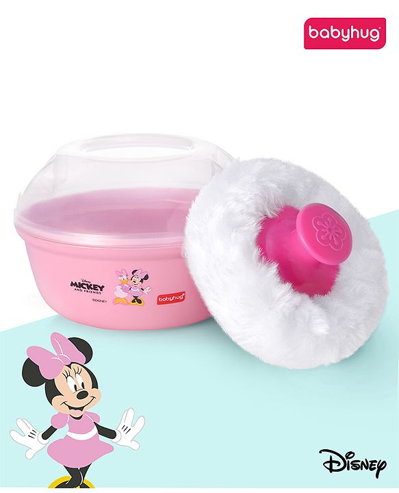 Babyhug Disney Mickey Mouse Soft Powder Puff - Blue