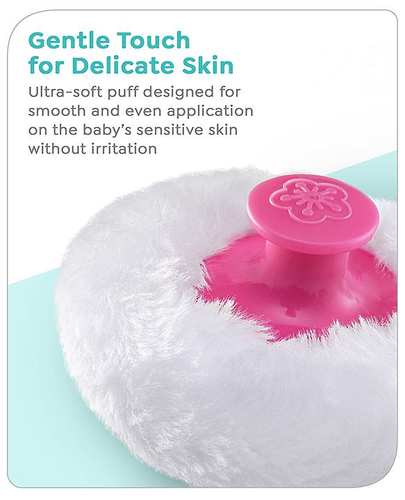 Babyhug Disney Mickey Mouse Soft Powder Puff - Blue