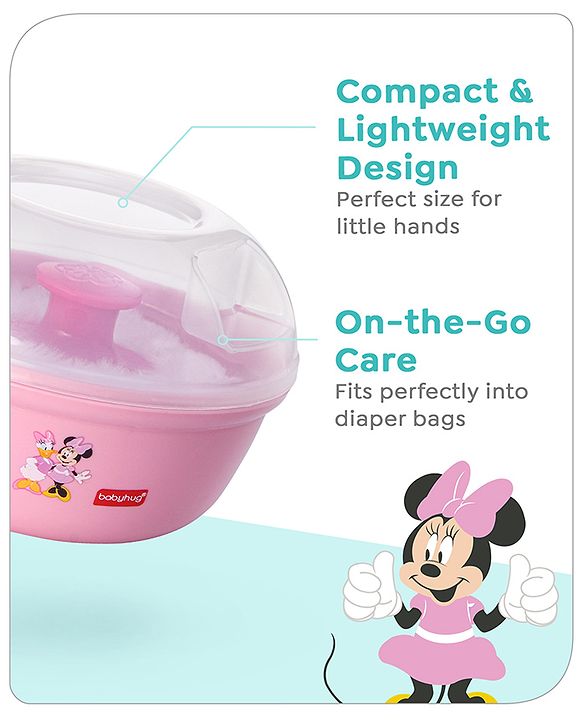 Babyhug Disney Mickey Mouse Soft Powder Puff - Blue