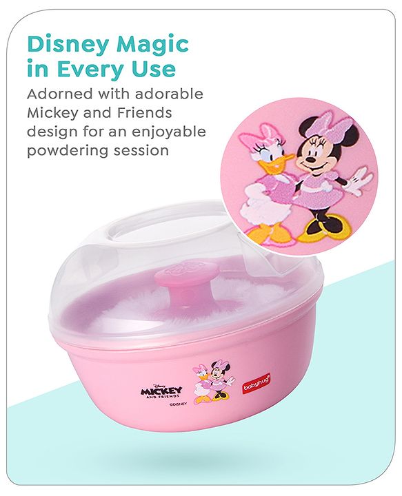 Babyhug Disney Mickey Mouse Soft Powder Puff - Blue