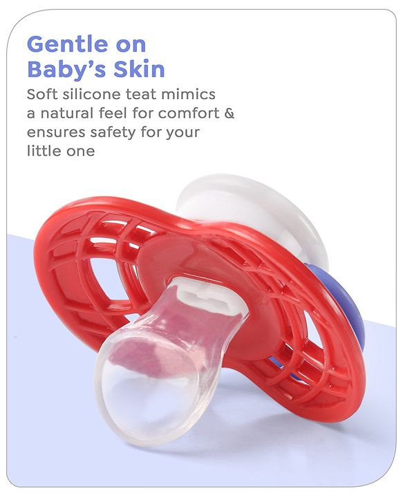 Babyhug Disney Mickey Mouse Pacifier - Red