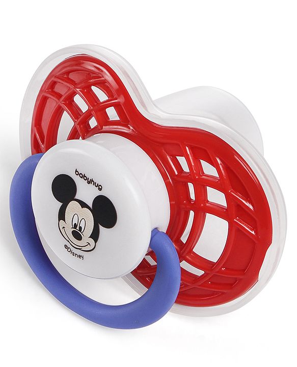 Babyhug Disney Mickey Mouse Pacifier - Red