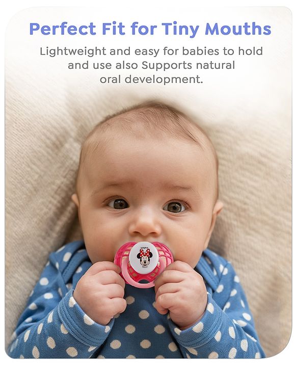 Babyhug Disney Mickey Mouse Pacifier - Red