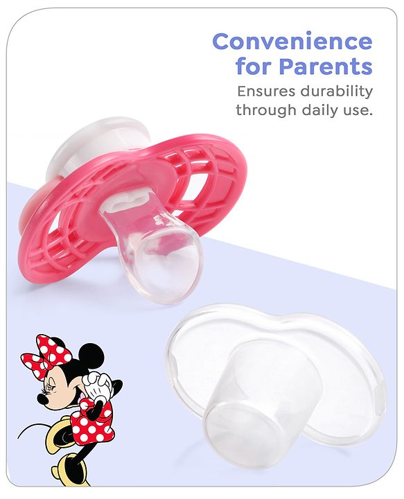 Babyhug Disney Mickey Mouse Pacifier - Red