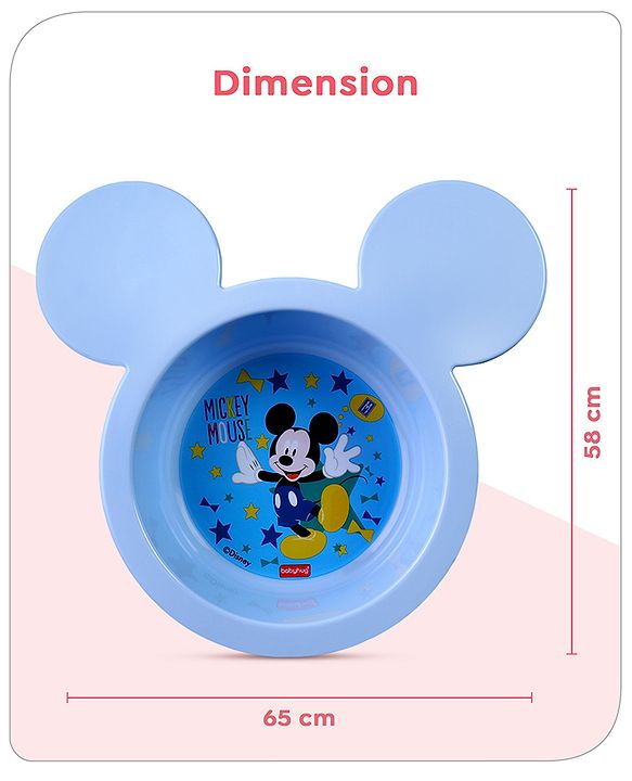 Babyhug Disney Minnie Mouse Character Bowl - Pink