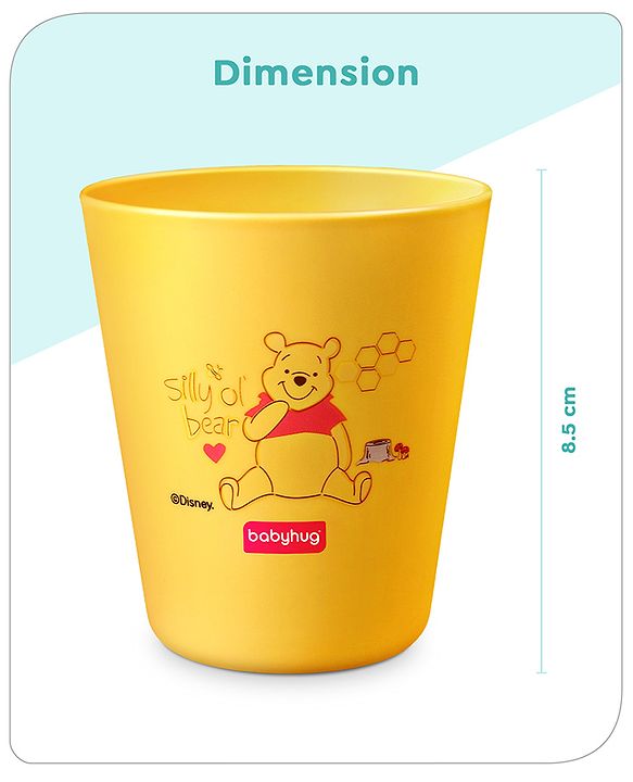 Babyhug Disney Mickey Mouse Tumbler Cup| Food Grade Material| Lightweight & Sturdy| Dishwasher Safe| For Hot & Cold Beverages| BPA Free Blue - 180 ml