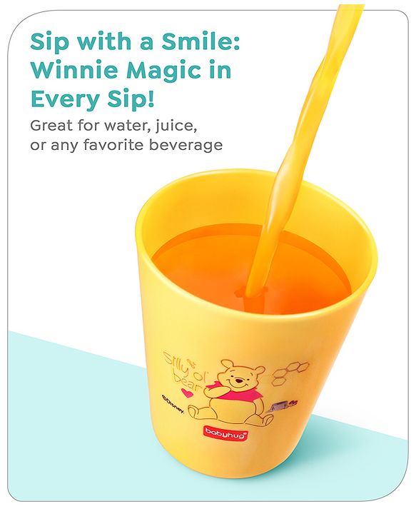 Babyhug Disney Mickey Mouse Tumbler Cup| Food Grade Material| Lightweight & Sturdy| Dishwasher Safe| For Hot & Cold Beverages| BPA Free Blue - 180 ml