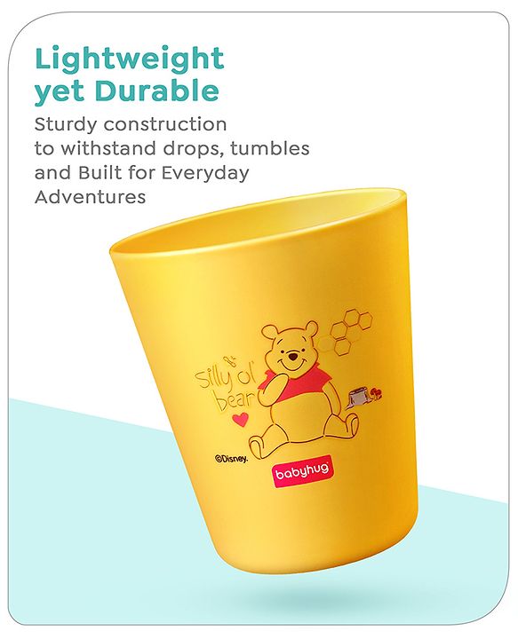 Babyhug Disney Mickey Mouse Tumbler Cup| Food Grade Material| Lightweight & Sturdy| Dishwasher Safe| For Hot & Cold Beverages| BPA Free Blue - 180 ml