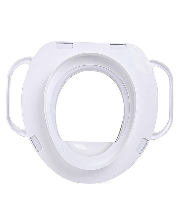 Babyhug Soft Cushioned Baby Potty Seat with Handle & Binnypoon - Green