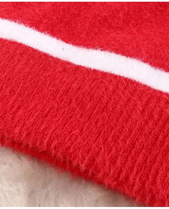 Pine Kids Knit Soild Winter Caps - Red