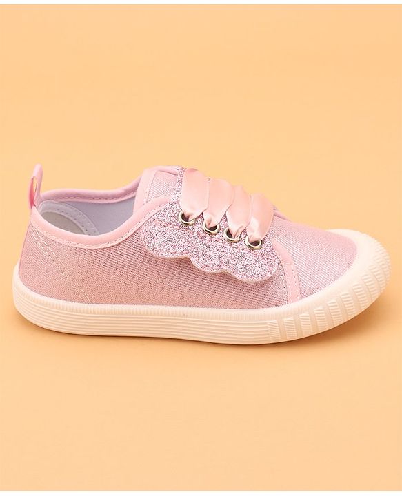 Cute Walk by Babyhug Slip On Glittery Casual Shoes - Pink