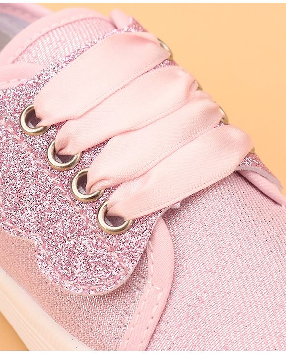 Cute Walk by Babyhug Slip On Glittery Casual Shoes - Pink