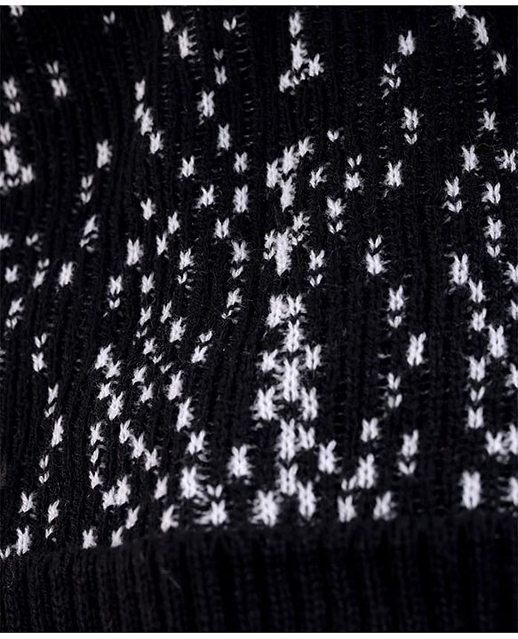 Pine Kids Knit Designed Winter Caps - Black