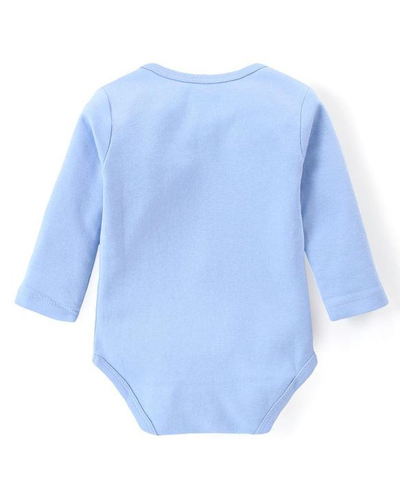 Babyhug 100% Cotton Knit Full Sleeves Onesies with Leggings and Cap Mittens Booties With Giraffe Print - Multicolor