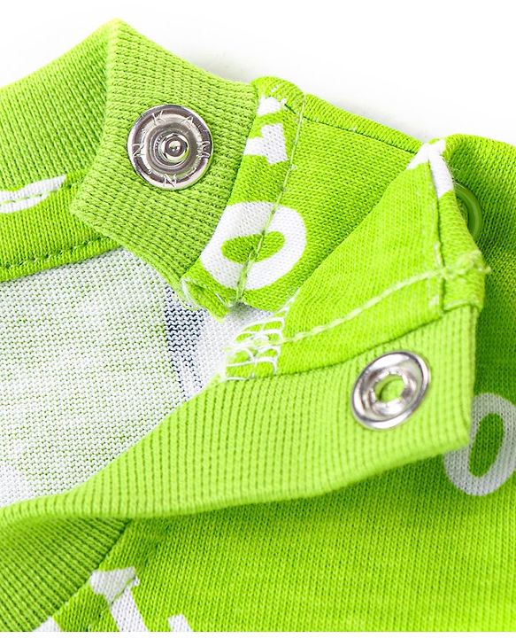 Babyhug Cotton Knit Full Sleeves Night Suits With Football & Dino Print Pack Of 2 - Green & Blue