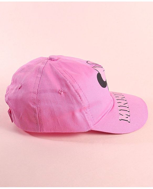 Babyhug Disney  Summer Cap With Minnie Mouse Graphics - Pink