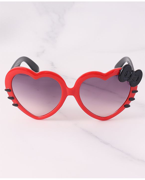 Babyhug Headbands with Bow & Sunglasses - Red