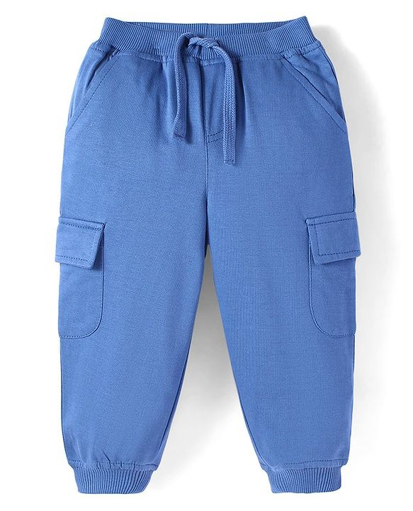 Babyhug Cotton Full Length Text Printed Lounge Pants Pack of 3 - Multicolour