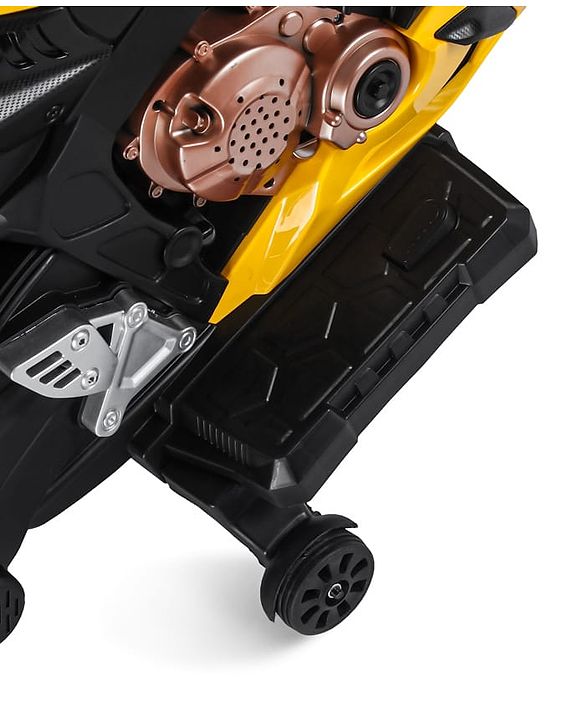 Babyhug CBR Rechargeable EV Battery Operated Ride On Bike with Music & LED Lights - Yellow
