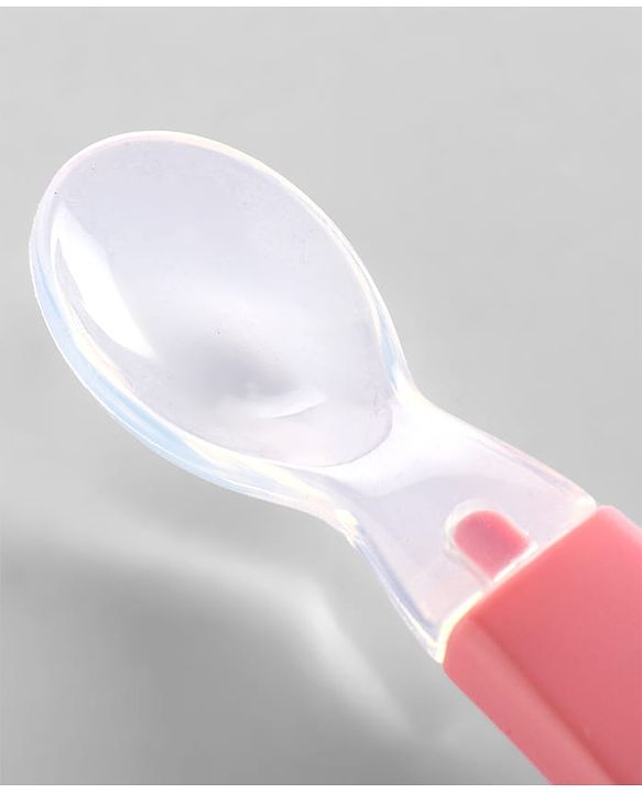 Babyhug Disney Mickey Mouse Silicone Spoons Pack of 2 - Pink