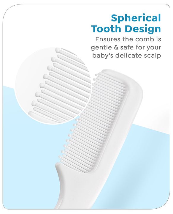 Babyhug Disney Frozen Ergo Grip Hair Brush & Comb - White