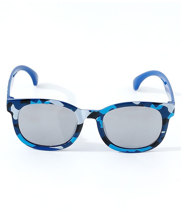 Pine Kids Free Size Sunglasses with Case - Blue