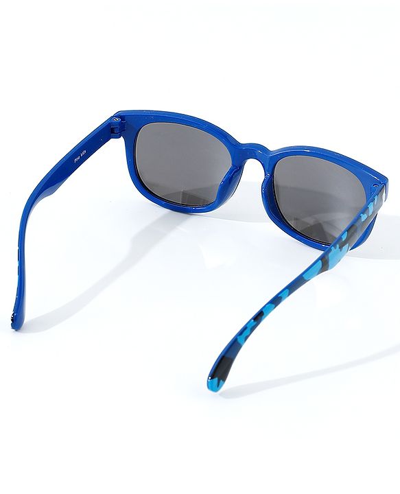 Pine Kids Free Size Sunglasses with Case - Blue
