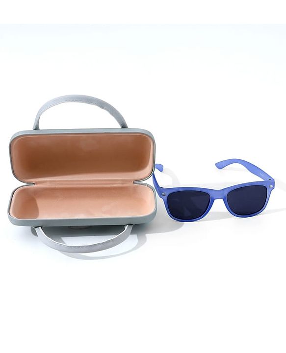 Pine Kids Free Size Sunglasses with Case - Blue
