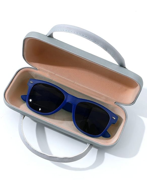 Pine Kids Free Size Sunglasses with Case - Blue