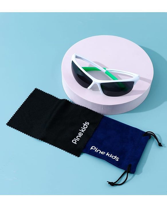 Pine Kids Free Size Sunglasses - White