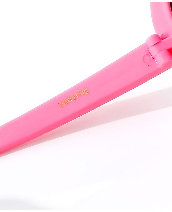 Babyhug Floral Print Free Size Sunglasses - Pink