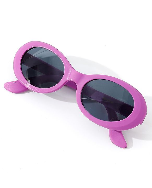 Babyhug Floral Print Free Size Sunglasses - Purple