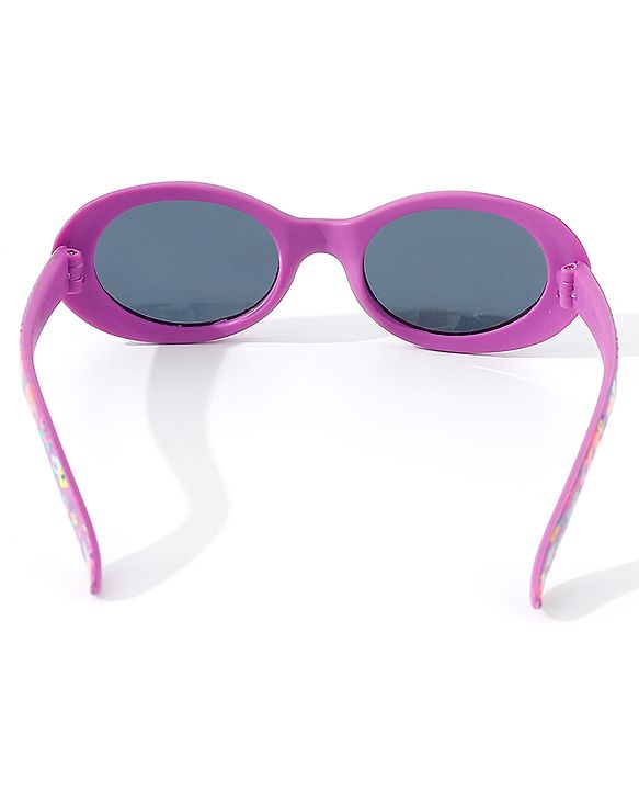 Babyhug Floral Print Free Size Sunglasses - Purple