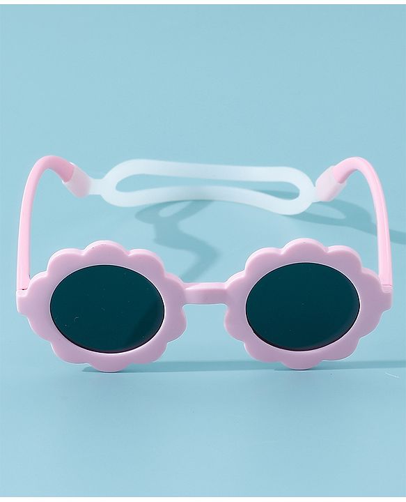 Babyhug Floral Shape Sunglasses - Pink