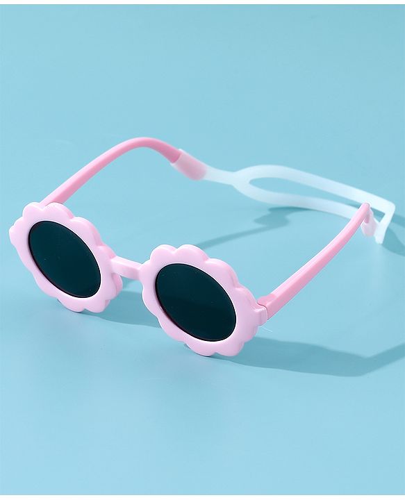 Babyhug Floral Shape Sunglasses - Pink
