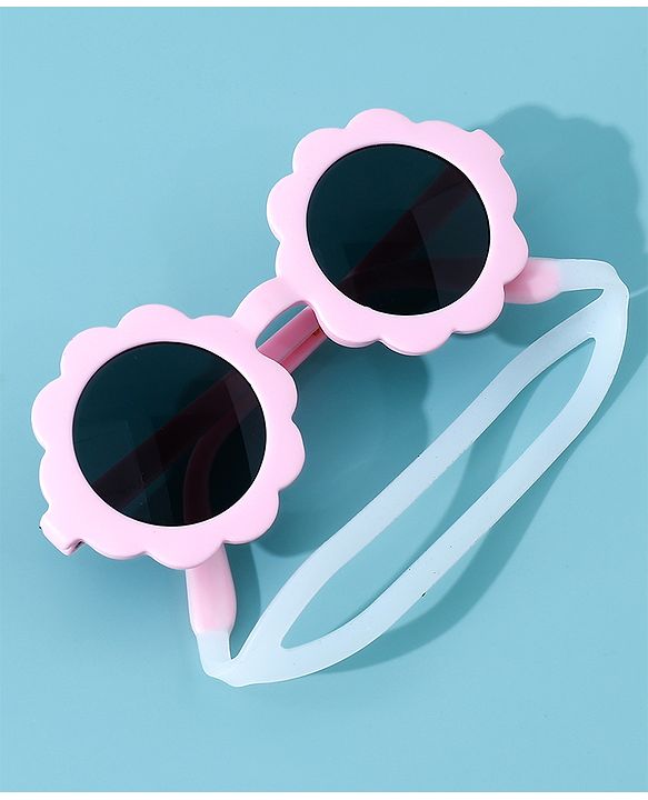 Babyhug Floral Shape Sunglasses - Pink