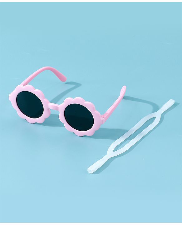 Babyhug Floral Shape Sunglasses - Pink