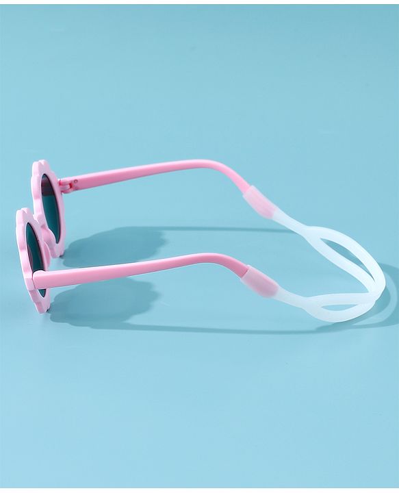 Babyhug Floral Shape Sunglasses - Pink