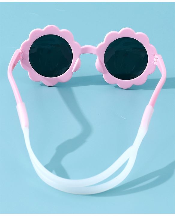 Babyhug Floral Shape Sunglasses - Pink